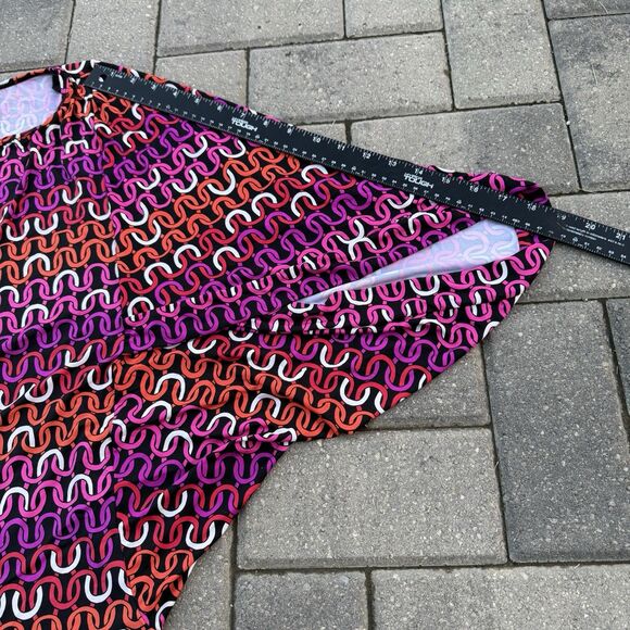 Trina Turk Dress Womens Size Pink Orange Echo Swim Coverup Dress NWT $152 Med - Picture 9 of 13